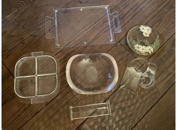 Awesome Lucite Entertaining Lot