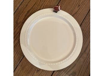Large Nora Fleming Stoneware Platter With Football Accent