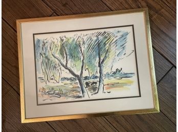 Beautiful Vintage Spanish ~ Signed ~ Watercolor