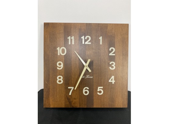 Seth Thomas Wood  Wall Clock