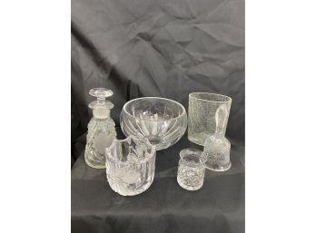 Group Of   Crystal/glass Items