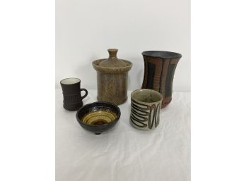 MCM Group Of  Hand Made Pottery