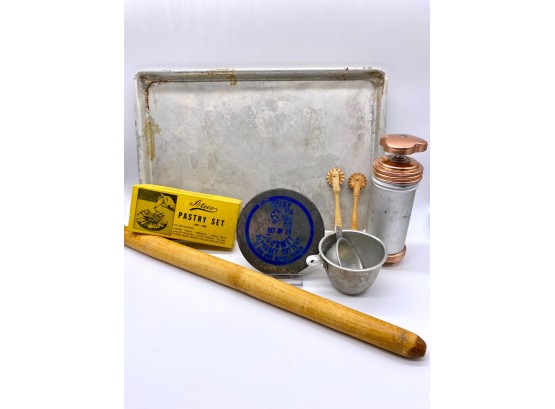 Collection Of Vintage Baking Items