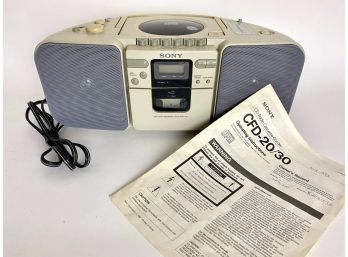Sony CD Radio Cassette-Corder