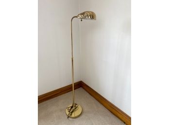 Brass Toned Floor Lamp