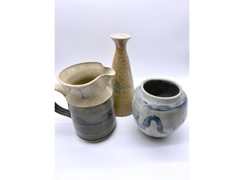 Collection Of Handmade Pottery (3)