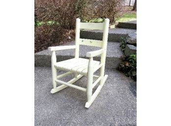 Awfully Cute & Well Built Child Size Adirondack Slat Rocker - Perfect For Your Little One, Or A Potted Plant!