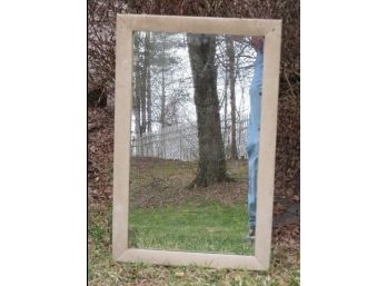 Country Style Antique Off White Mirror You Can See The Age In This One