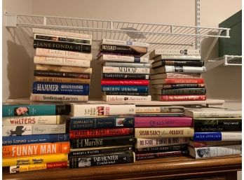 Big Lot Of Books On The Top Dresser In Masters Closet