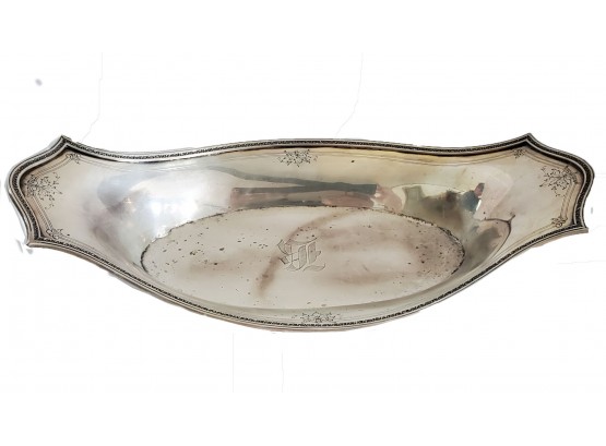 Barbour Silver Co Sterling Silver 12'  Elongated Bowl