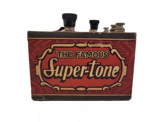 RARE 1920s Vintage The Famous Super Tone Crystal Radio Tuner  Lot 1
