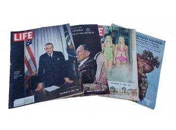 Vintage Life Magazine Lot 1963-1964-1968-1970