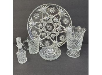 Vintage Pressed Glass Lot