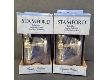 Stamford Robe Hooks New In Box