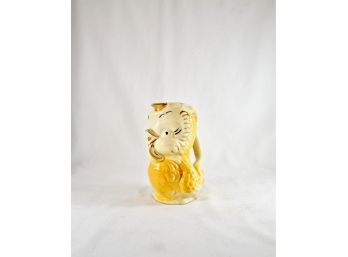 1950s Shawnee Pottery Gold Owl Chick Milk Cream Pitcher