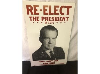 Nixon Re-Election Poster