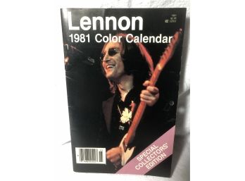 1981 John Lennon Calendar