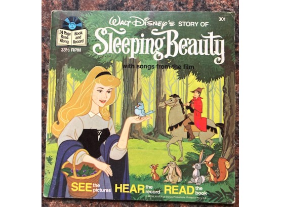 Vintage 'Disney RECORD/BOOK 'Sleeping Beauty'