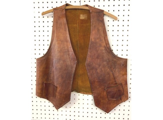 Awesomw Vintage Man's Leather Vest