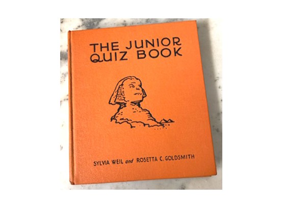 Vintage 'THE JUNIOR QUIZZ BOOK', Complete With Answers Section