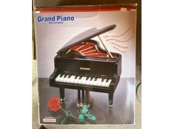 BLACK Electronic Grand Piano, Still In Original Box, Toy