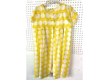 Viuntage BRIGHT Yellow & White Sundress? By 'Jenifer'