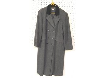 Stunning Classic  Ladies Long Coat By 'CHARTER CLUB'