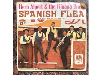 Vintage Record With Sleeve 'HERB ALPOERT & THE TIAJUANA BAND 'Spanish Flea'