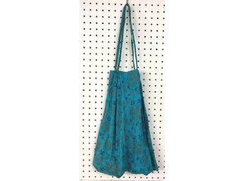 FUN 1960's BAG In Shades Of Green& Blue
