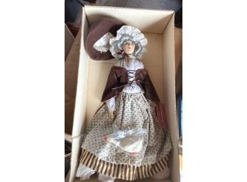 Suzanne Gibson MOTHER GOOSE With Hummel Nursery Rhyme DOLL, Original Box