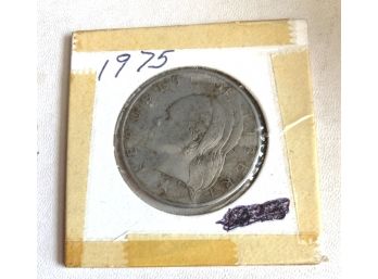 Scarce 1975 Coin From 'Republic Of Liberia',  50 CENTS