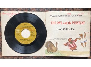 Vintage 'THE OWL And The PUUSYCAT' RECORD/BOOK