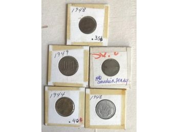 Various 1940's Coins