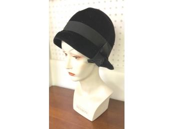 Super 1920's 1930's Ladies Velour Hat