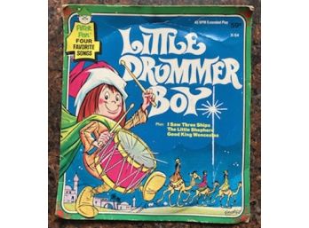 Vintage 'Little Drummer Boy' Record With Sleeve