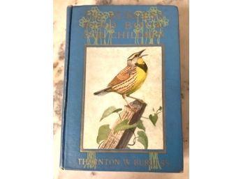 1919 THORTON BURGESS Book On Birds, Great Color Plates