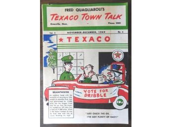 Booklet 'TEXACO TOWN TALK', Granville, Mass. 1949