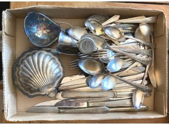 Box Of Silver Plate # 2