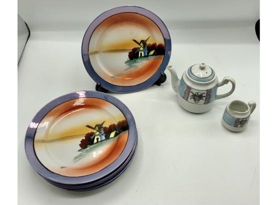 Luster Ware Plates