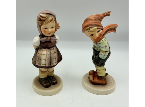2 Vintage Hummel's ~ March Winds #43 & Which Hand? #258