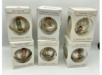 6 Hummel Ornaments 1990s All In Boxes