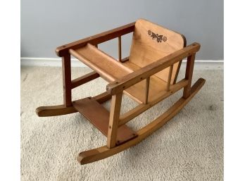 Antique Childs  Chair Rocker