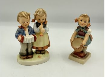2 Vintage Hummel's ~ #218 2/0 Birthday Serenade & #73 Little Helper ~