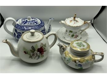 4 Teapots ~  Ellegreave And More