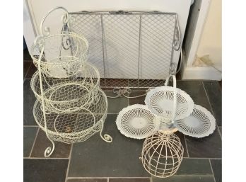 3 Tiered Wire Basket & More
