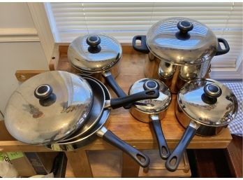 Vintage Meyer Steel Cookware ~ Nice Set ~ Great Condition