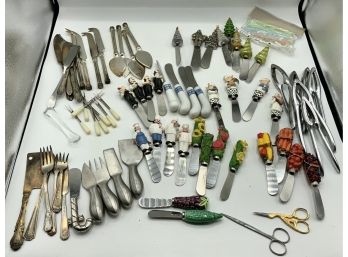 Large Lot Of Spreaders & More