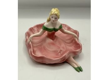 Vintage Italy Lady Figurine/ashtray?