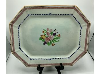 Vintage Calyx Ware Platter ~ Adams England ~