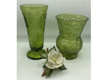 Beautiful Lenox Porcelain Magnolia & E O Brody Vase And More